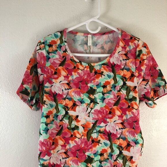 Pinkblush fitted floral  short sleeve dress XL - Picture 3 of 4